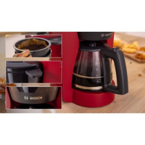 Cafetiere Filtre - BOSCH - TKA2M114 MyMoment - Rouge - Capacité 1,25L