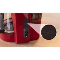 Cafetiere Filtre - BOSCH - TKA2M114 MyMoment - Rouge - Capacité 1,25L