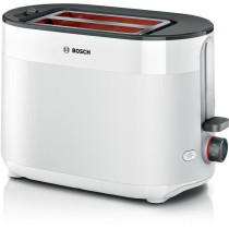 Toaster - BOSCH - TAT2M121 MyMoment - Blanc - 2 tranches - centrage au