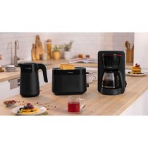 Toaster - BOSCH - TAT2M123 MyMoment - Noir - 2 tranches - centrage aut