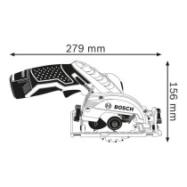 Scie circulaire Bosch Professional GKS 12V-26 + 2 batteries 3,0Ah + L-