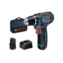 Perceuse-visseuse Bosch Professional GSR 12V-15 + 2 batteries 2,0Ah +