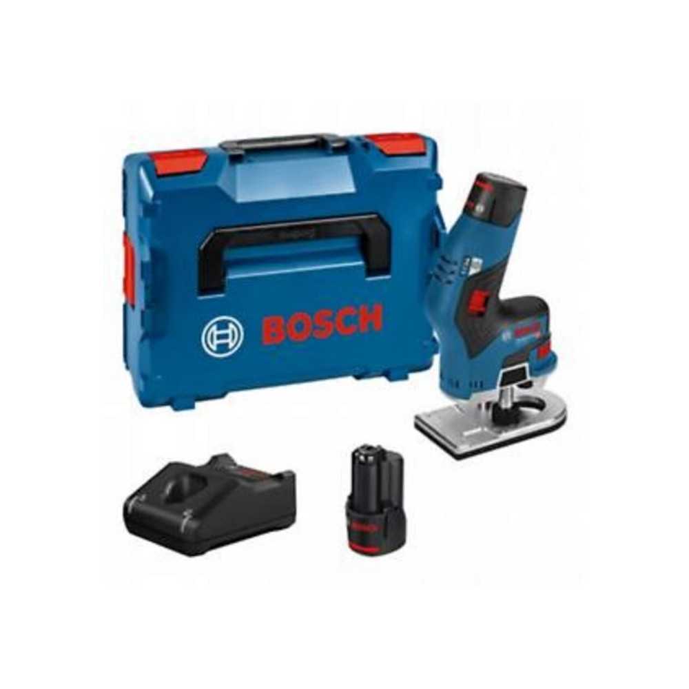 Affleureuse Bosch Professional GKF 12V-8 avec 2 batteries 3,0 Ah, en L