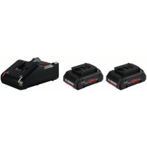 Pack de 2 batteries 18V ProCORE 4Ah + chargeur rapide - BOSCH - 1600A0