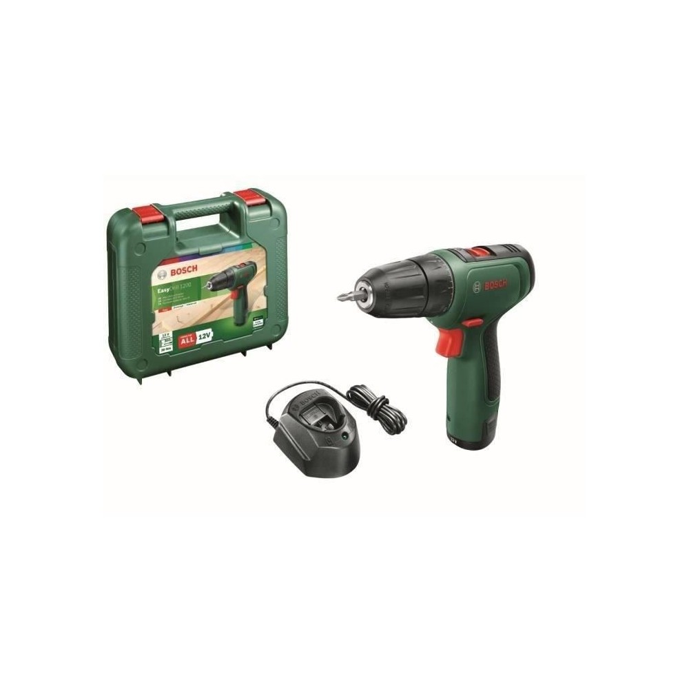 Perceuse-visseuse sans-fil Bosch - EasyDrill 1200 (Livrée avec 2 batt