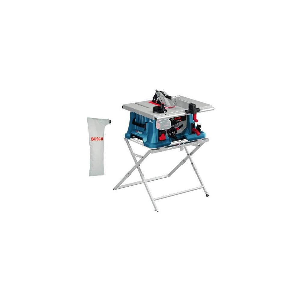 Scie sur table Bosch Professional GTS 18V-126 BITURBO+GTA 56 - Filaire