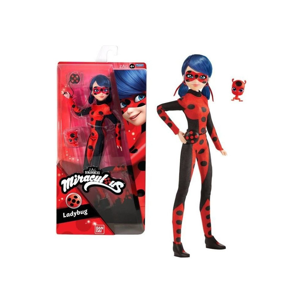 Poupée Ladybug Miraculous 26 cm - Costume inédit - BANDAI