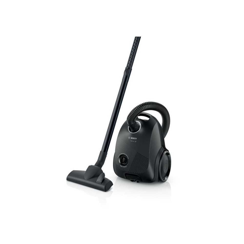 BOSCH GL20S Noir - Aspirateur avec sac - 600 W - Niveau sonore 80 dB