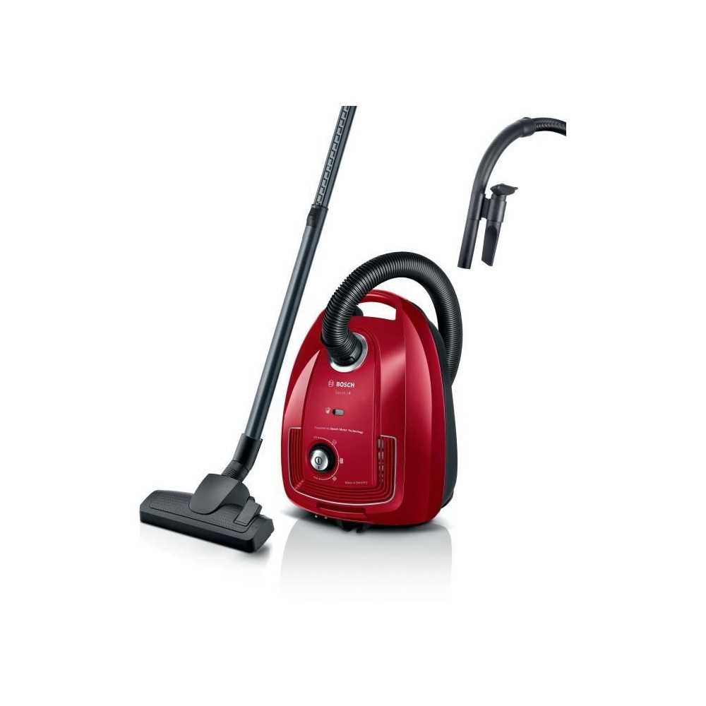 Aspirateur avec sac BOSCH GL38 - 600 W - 79 dB - HEPA - 10m - 4 L sac