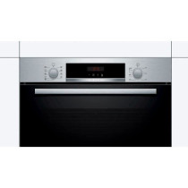 Four Pyrolyse - BOSCH HBA573BR0 - Acier inoxydable - 71L - Air pulsé