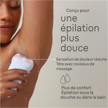 Épilateur électrique - BRAUN - Silk-épil 7 - Épilation facile - Pe