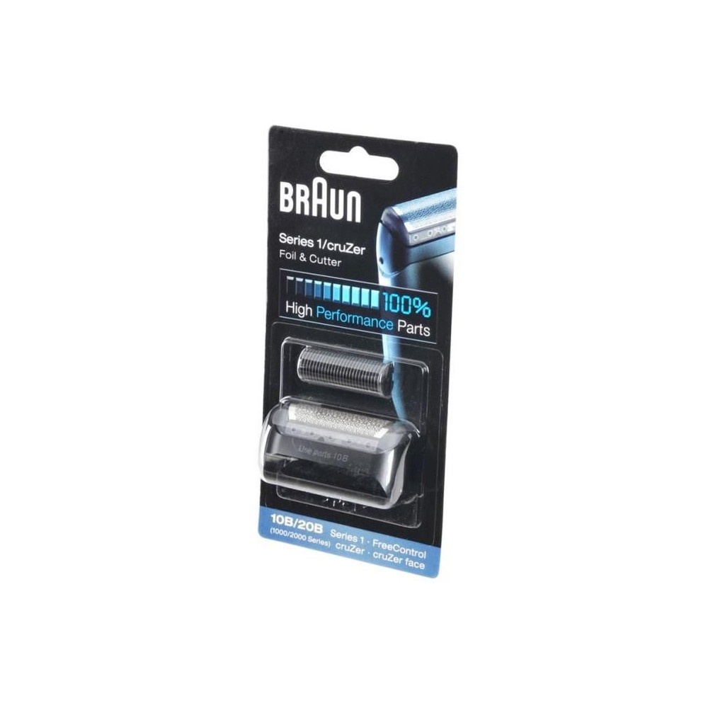 Cassette de rechange Braun 10B Series 1 pour rasoir - Recharge Grille