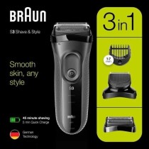 Rasoir électrique sans fil BRAUN Series 3 Shave&Style 3000BT - outil