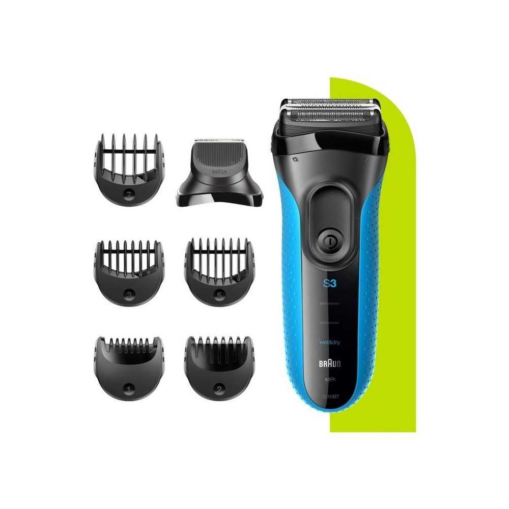 Rasoir électrique barbe homme - BRAUN - Series 3 Shave & Style 3010BT