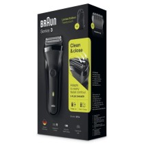 Rasoir électrique BRAUN Series 3 301s - sans fil - avec étui - noir