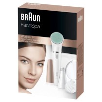 Braun FaceSpa 851V 3-En-1 Épilateur Électrique Femme Visage et Épi