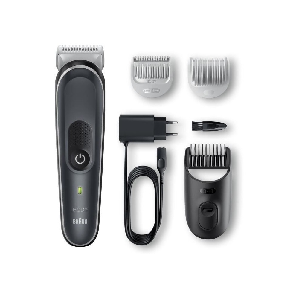 Braun Body Groomer 5 BG5340 Tondeuse Pour Le Corps, Avec Sabot Pour Zo