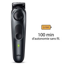 Tondeuse a barbe BRAUN - Series 5 BT5450 - 40 réglages de longueurs -