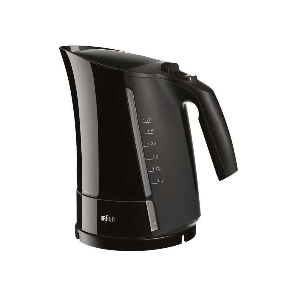 Bouilloire BRAUN WK300 - 1,7L - Noir - Chauffe ultra-rapide 45s - Filt