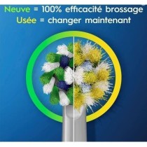 Brosse a Dents Électrique Oral-B Pro 3 3000 Blanche - 2 Brossettes -