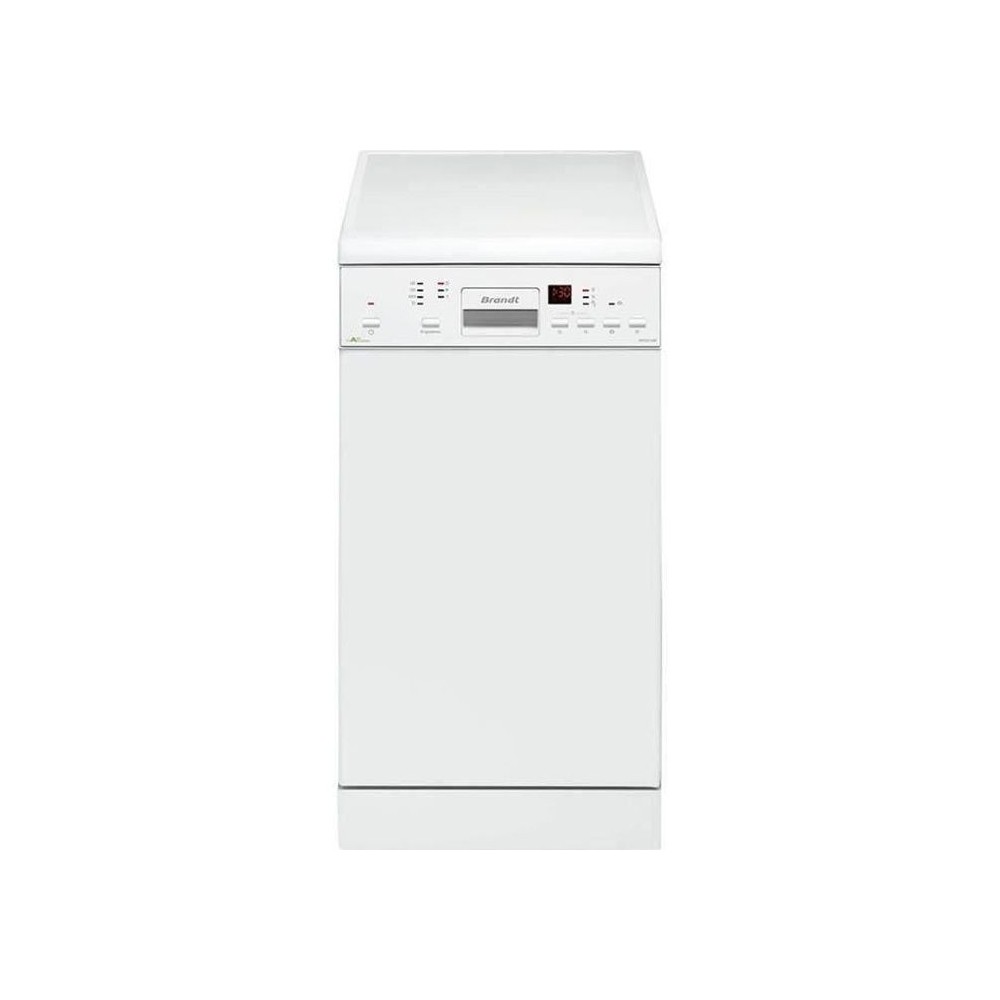 Lave-vaisselle pose libre BRANDT DFS1010W - 10 couverts - Induction -