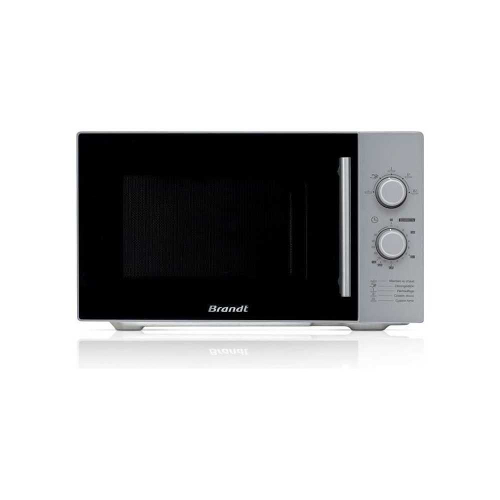 Micro-ondes monofonction pose libre BRANDT SM 2602S silver - 26 L - 90