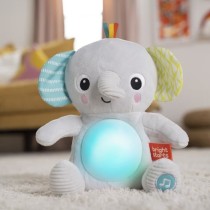 BRIGHT STARTS Jouet peluche éléphant Hug-a-Bye Baby, sons et lumiere