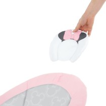 DISNEY BABY Transat Minnie Jolie en Rose, Cale tete ergonomique amovib