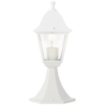 Borne extérieure NISSIE blanc - Brilliant - Métal/verre - IP44 - 1xE