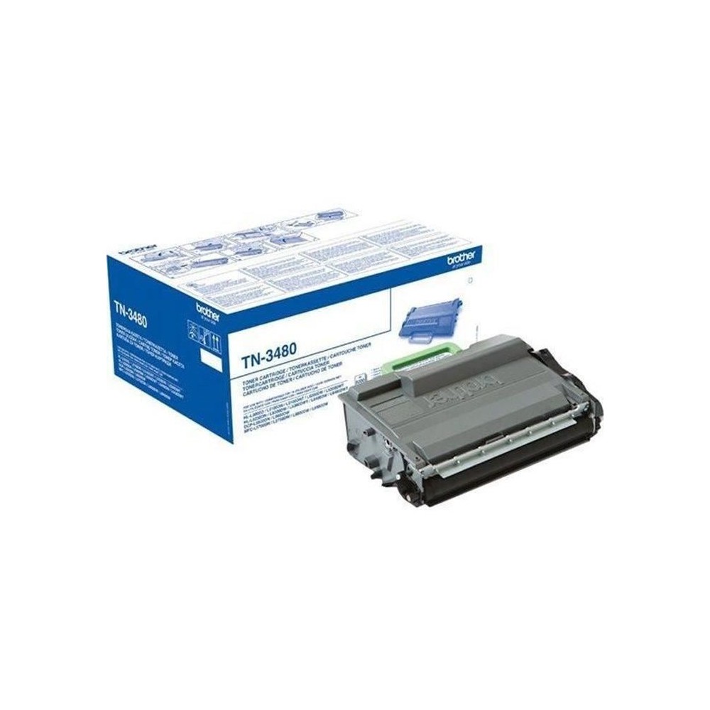 Cartouche de toner BROTHER TN3480 a rendement élevé - Noir