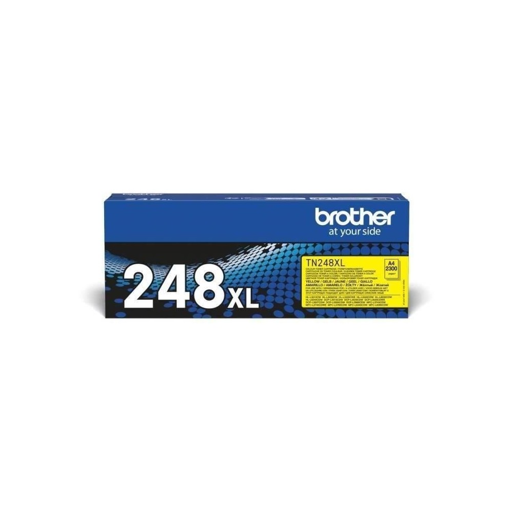 Toner d'encre jaune TN248XLY - BROTHER - Haute capacité - 2300 pages