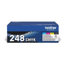 Pack Toner standard - BROTHER - TN248VAL - Cyan Magenta Jaune Noir - 4