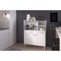 Buffet combiné de cuisine L 101cm Blanc - OSLO