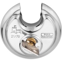 Cadenas cylindrique - BURG WACHTER - 21 70 SB - Acier inoxydable 70 mm