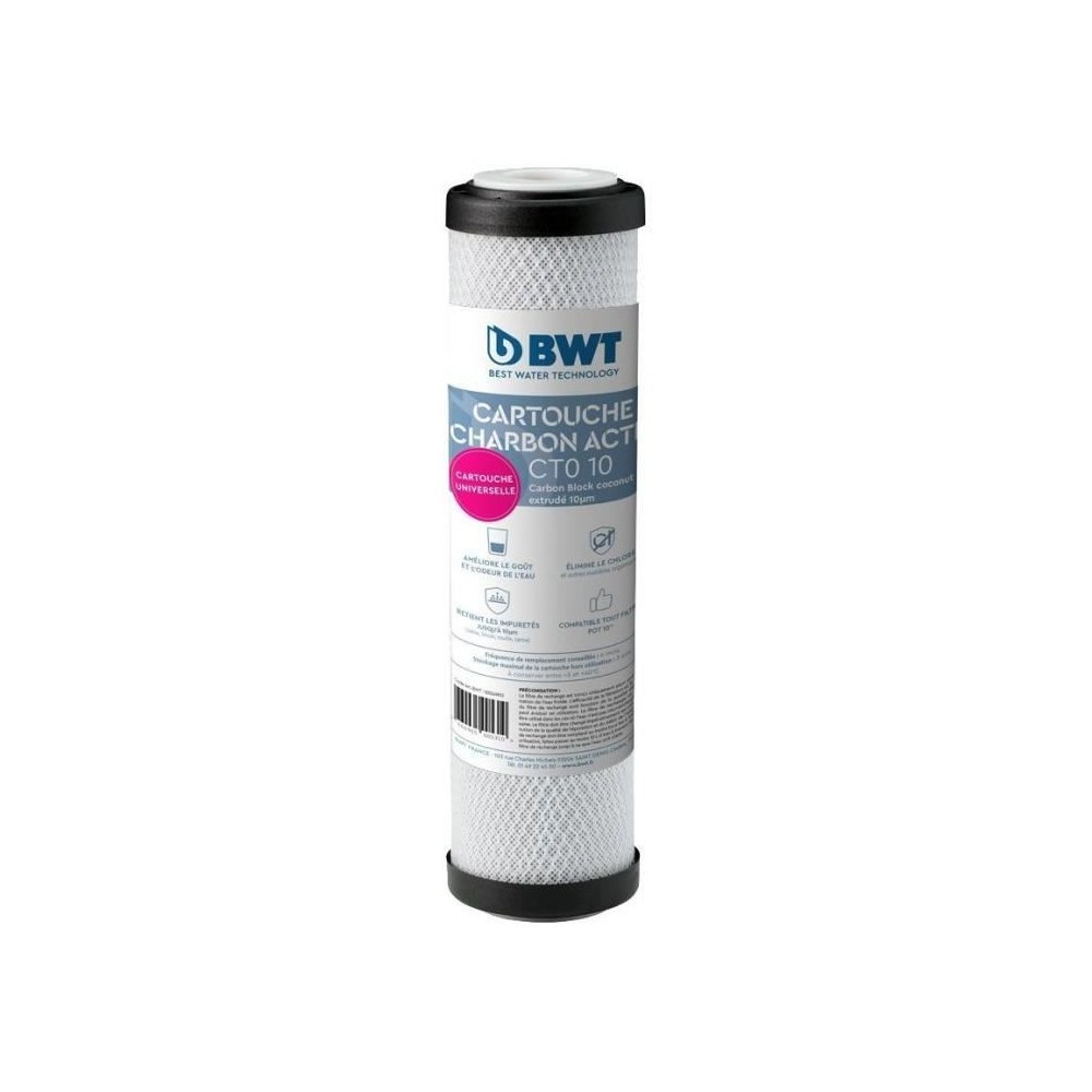 Cartouche - BWT - CARBOFILTER 93/4-10µm - Supprime particules fines d