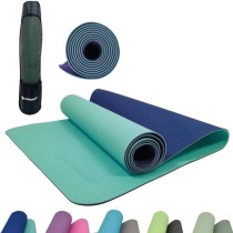 Tapis de yoga - FITNESS - SCHILDKRÖT - 180 x 61 cm - 4 mm - Sac inclu