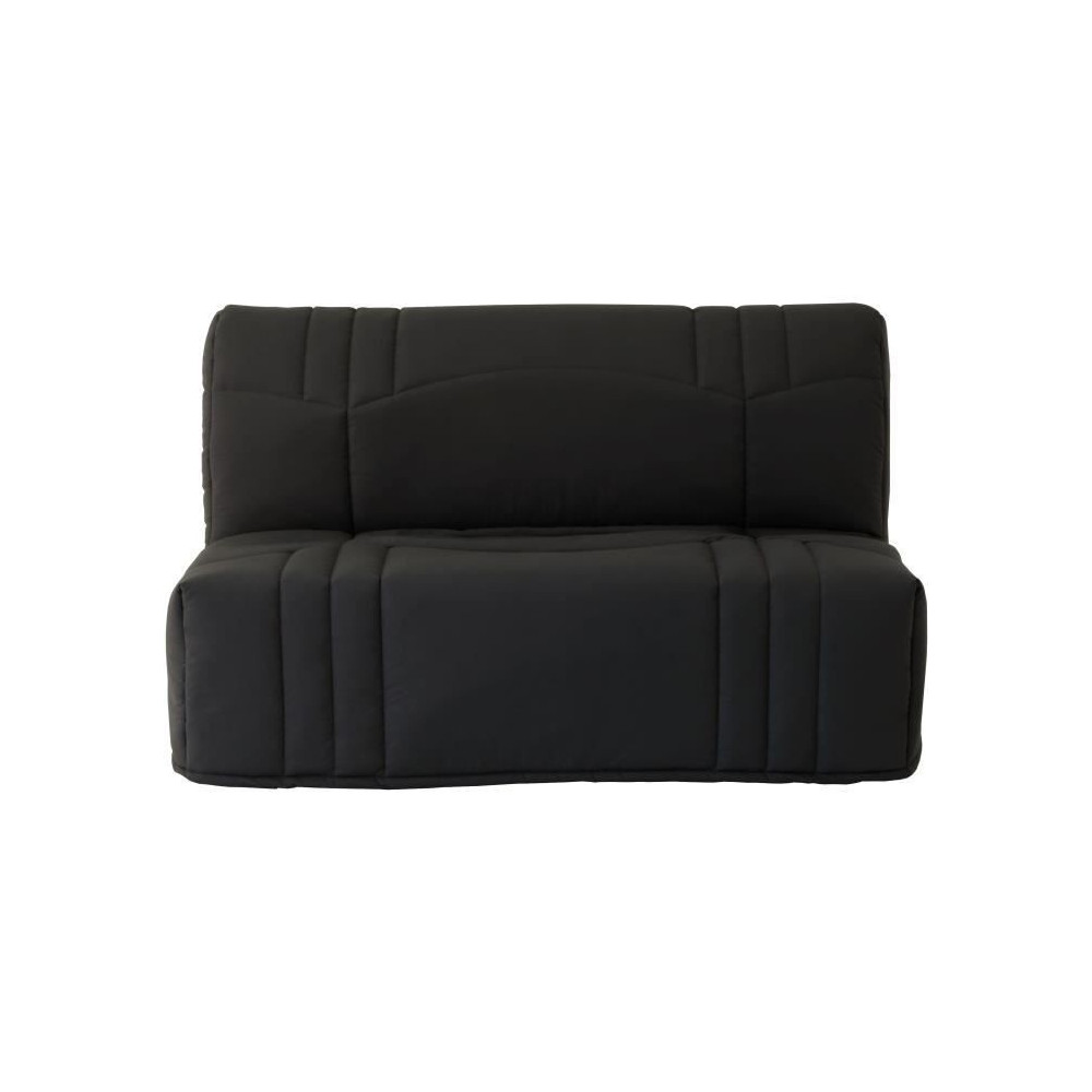 Banquette BZ DREAM - Tissu 100% Coton noir - Couchage 140x190 cm - 2 p