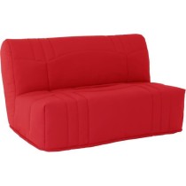 Banquette BZ DREAM - Tissu 100% Coton rouge - Couchage 140x190 cm - Cl