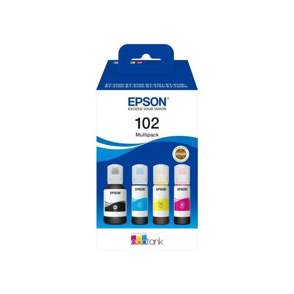 Cartouche d'encre Epson PACK ECOTANK 102 4 COULEURS