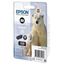 EPSON Cartouche d'encre T2611 Noir photo - Ours Polaire (C13T26114010)