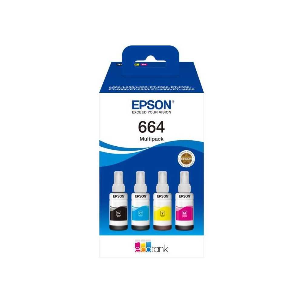 Multipack 4 couleurs EcoTank 664 (C13T664640)