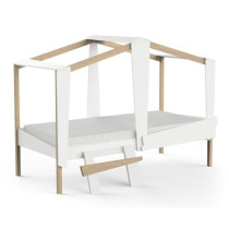 DEMEYERE Lit cabane enfant avec grand tiroir - 90 x 200 cm - Décor Bl