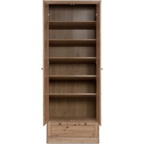 Armoire - Timber 40A - Décor chene artisan - 2 portes a cadre, 1 tiro