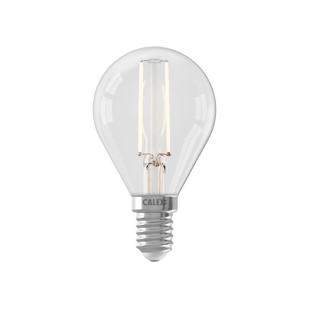 Ampoule LED E14 - CALEX - BALL P45 - Filament droit - 3,5 W - 250 lm -