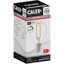 Ampoule LED E14 - CALEX - BALL P45 - Filament droit - 3,5 W - 250 lm -