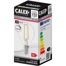 Ampoule LED E14 - CALEX - BALL P45 - Filament droit - 3,5 W - 250 lm -