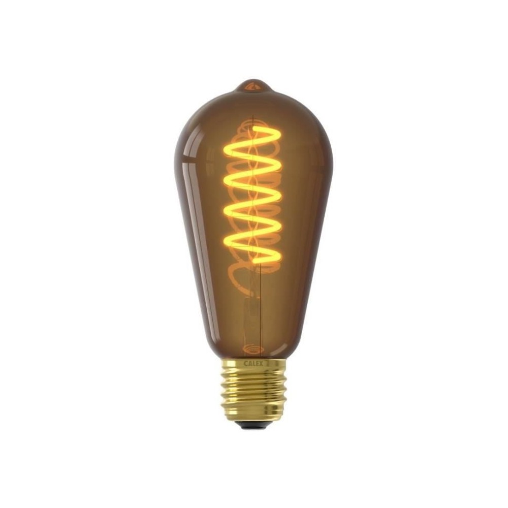 Ampoule LED E27 - CALEX - ST64 RUSTIC - Filament flexible - 4 W - 100