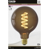 Ampoule LED E27 - CALEX - G125 GLOBE - Filament droit - 4 W - 120 lm -