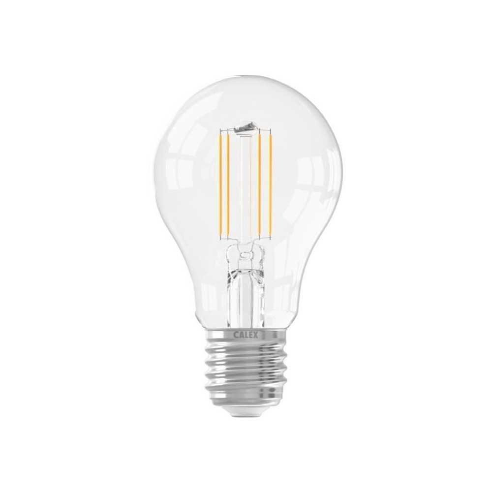 Ampoule LED E27 - CALEX - STANDARD A60 - Filament droit - 7 W - 806 lm