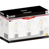 Ampoule LED E27 - CALEX - STANDARD A60 - Filament droit - 7 W - 806 lm